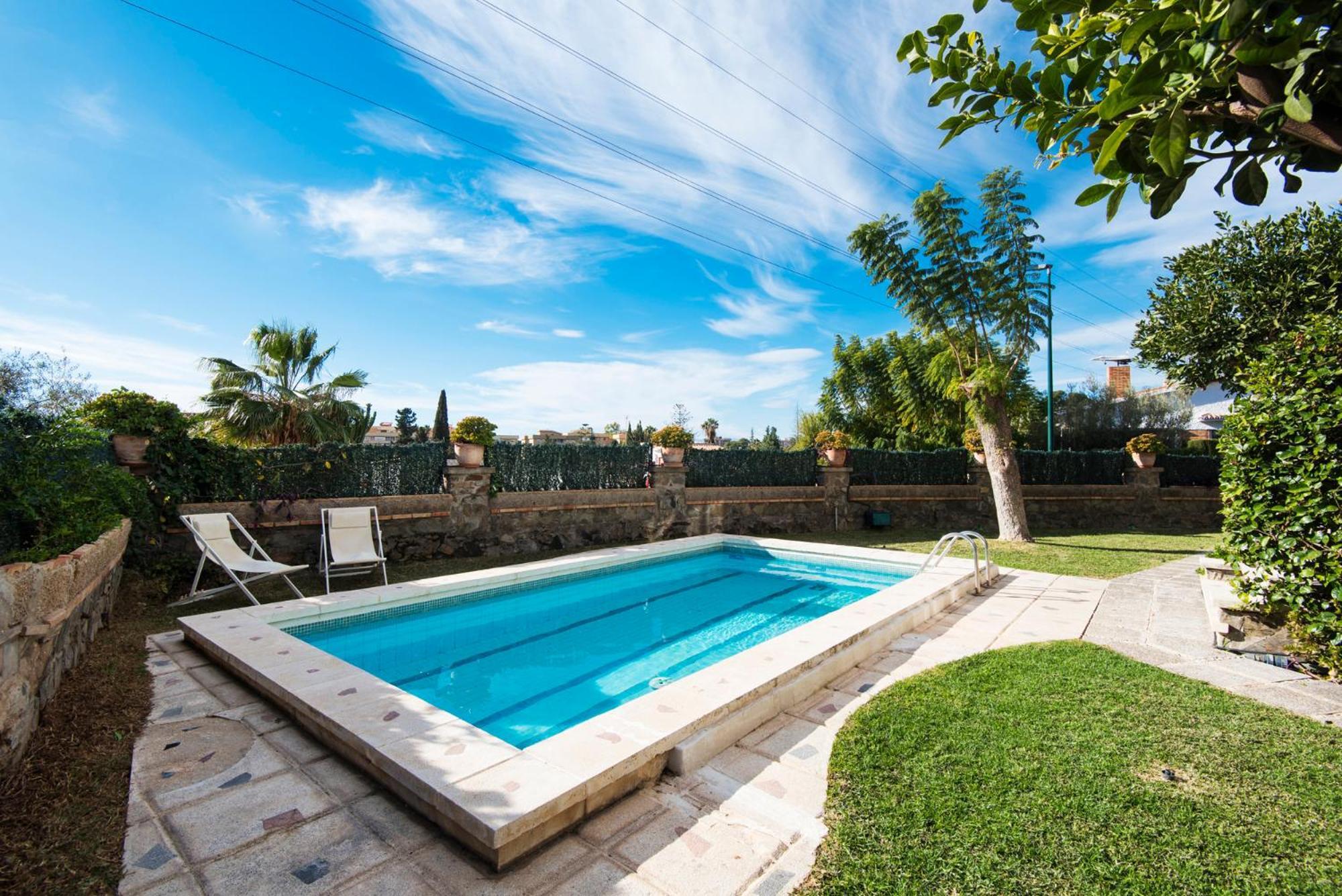 Queen Of The Ocean Villa: Stately Style House With Pool Malaga Luaran gambar